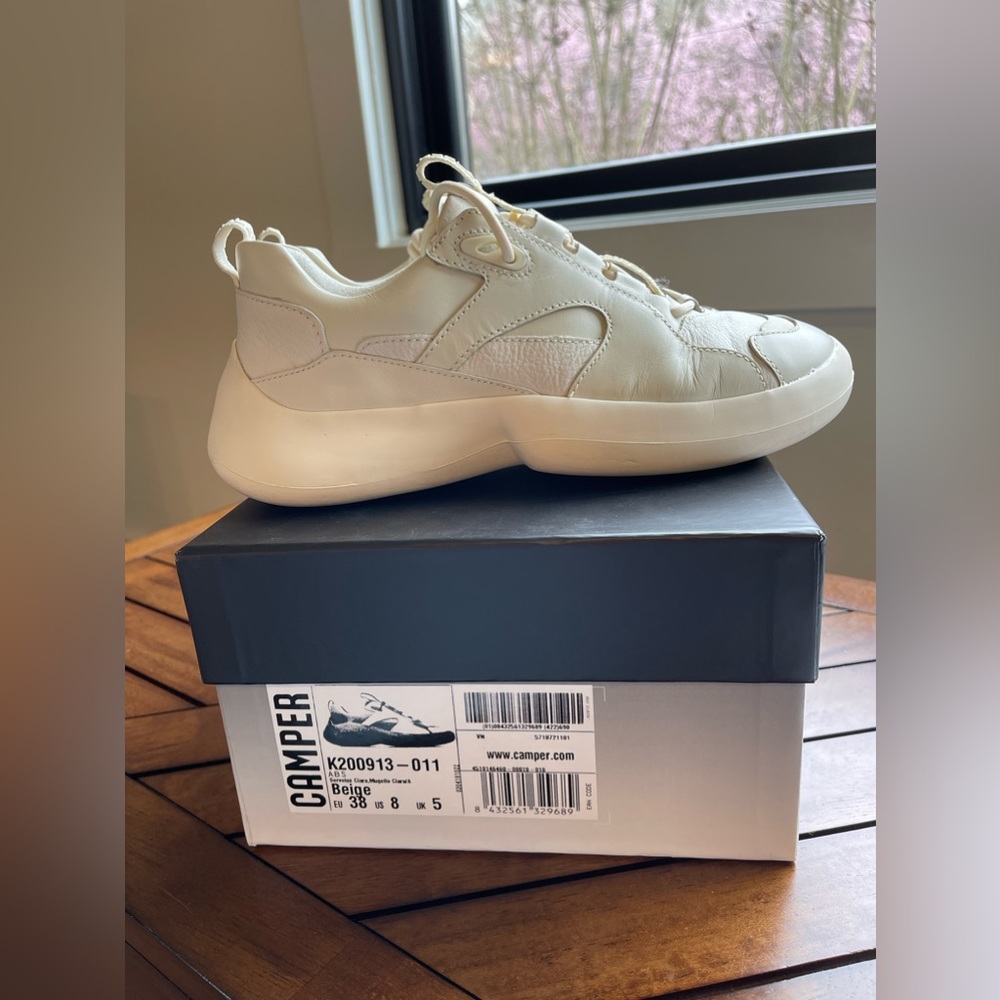 CAMPERLAB Beige ABS Sneakers Size 38